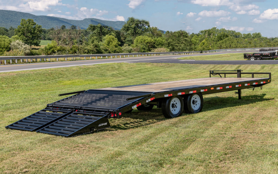 24′ Deckover Trailer w/ Ramps
