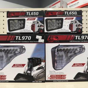 Tiger Lights Bobcat Skid Steer Left, Right, and Rear LED Lights. Set of 4 Lights.