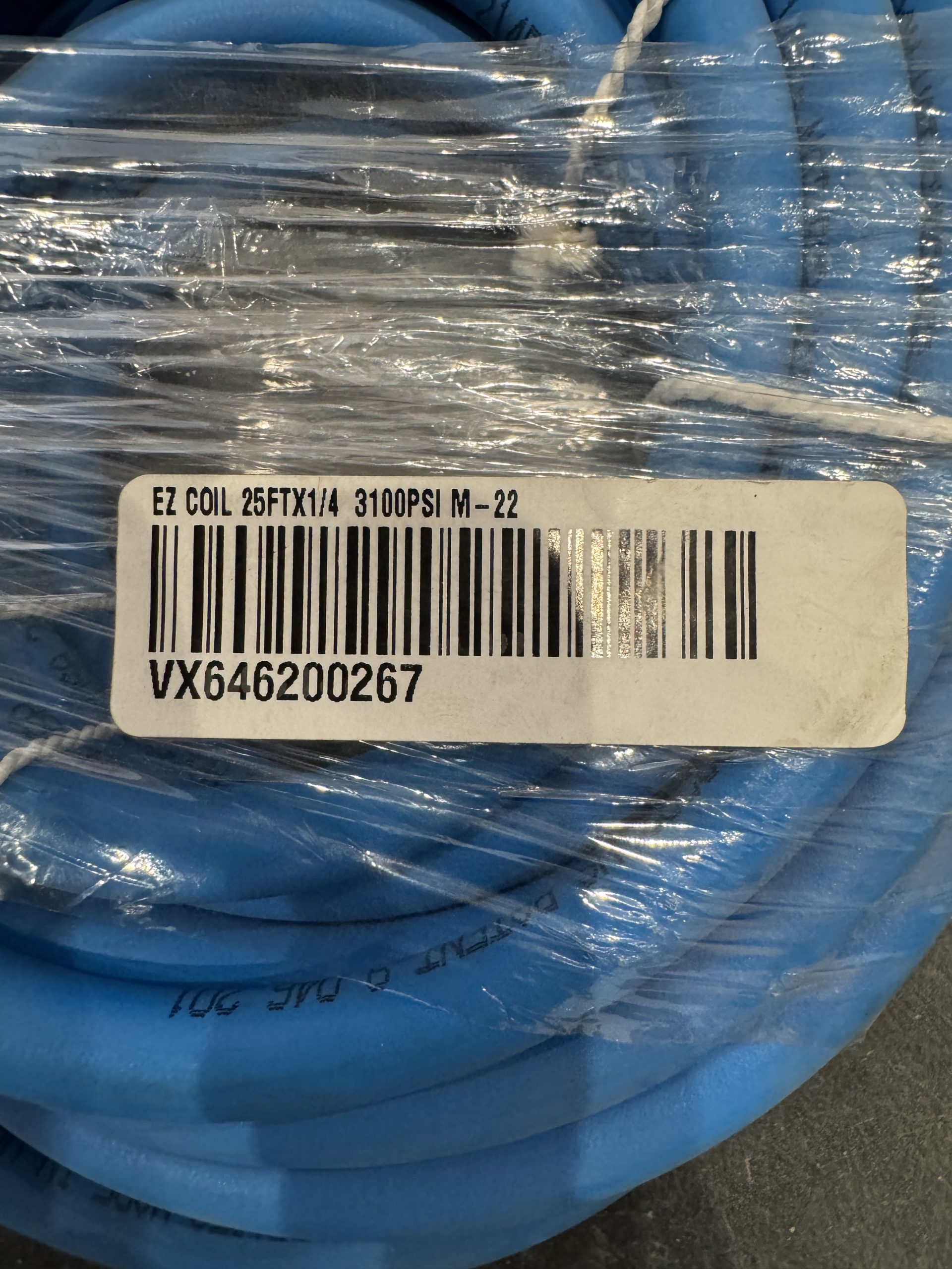 ProPulse UberFlex 25' Blue 1/4″ Pressure Washer Hose – 3100 PSI, Model# 646200267 - Image 2